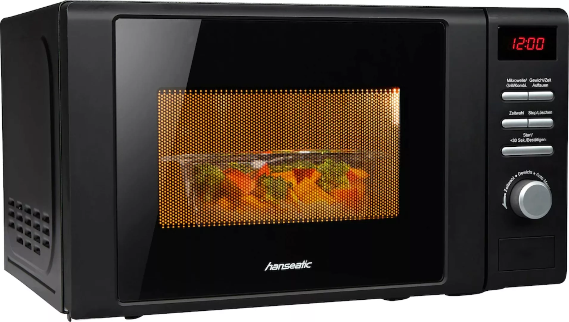 Hanseatic Mikrowelle »819021«, Grill, 700 W, Auftaufunktion, 8 Automatikpro günstig online kaufen