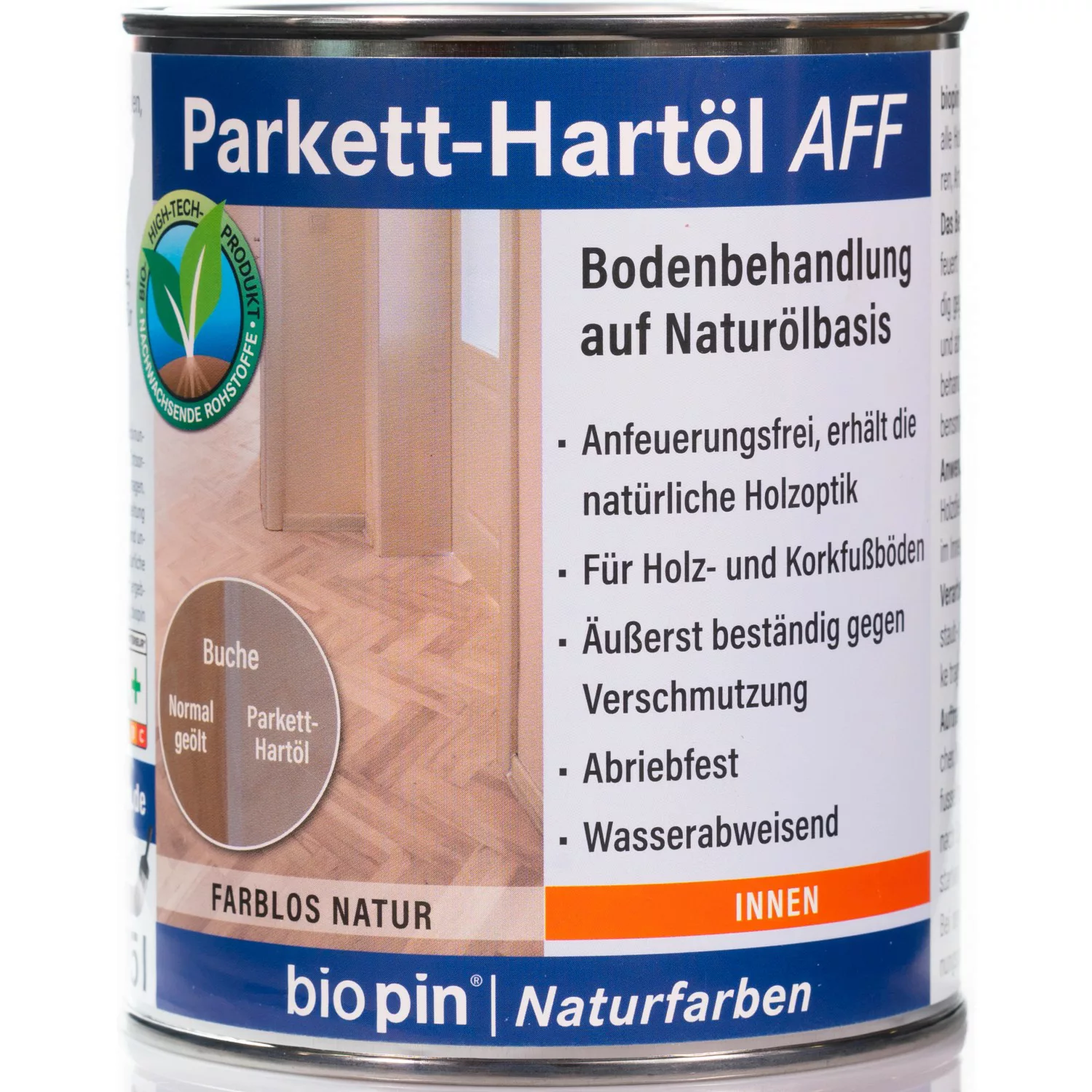 Biopin Parkett-Hartöl AFF Farblos 750 ml günstig online kaufen