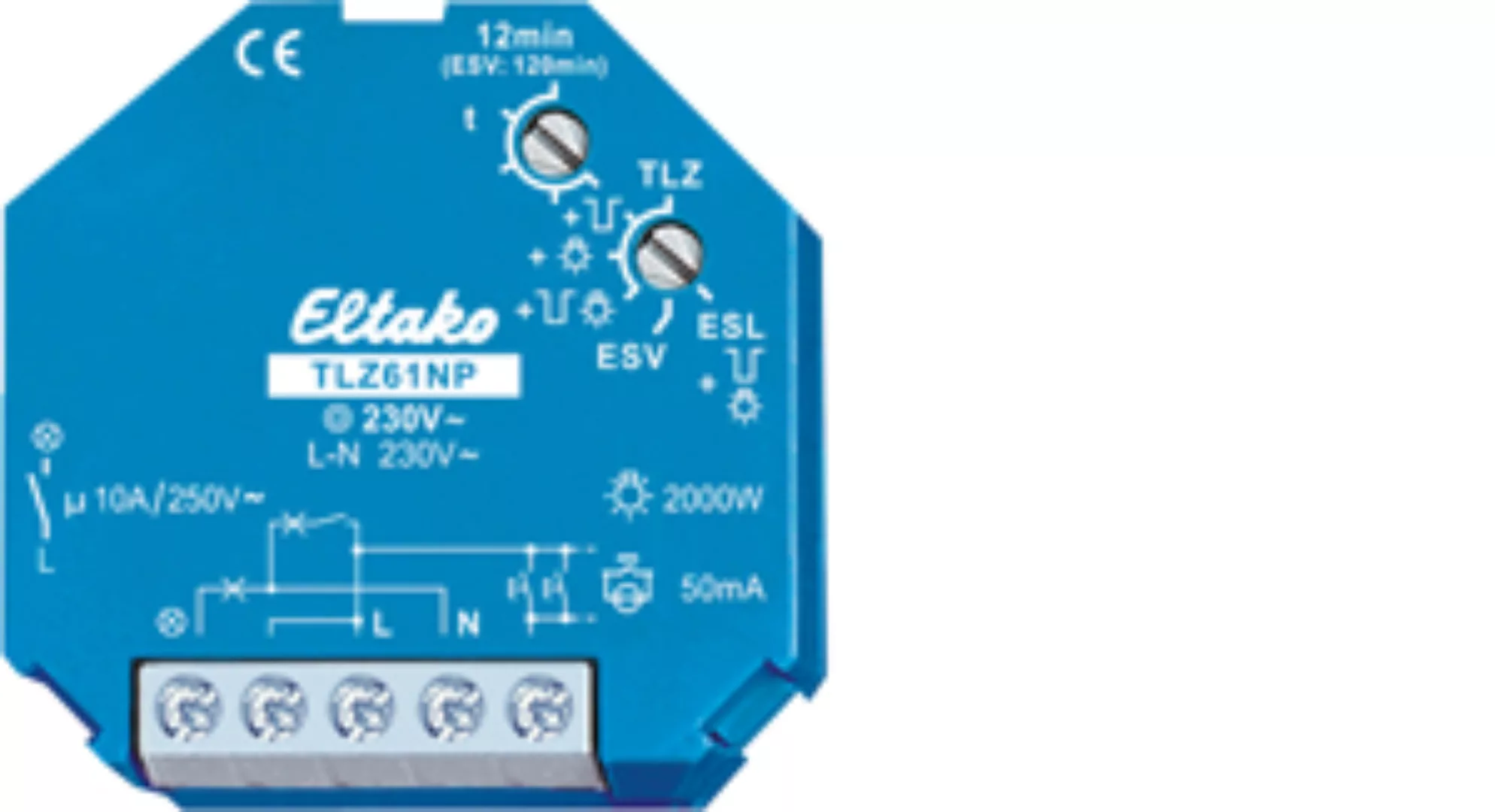 Eltako Treppenlicht-Zeitschalter TLZ61NP-230V günstig online kaufen
