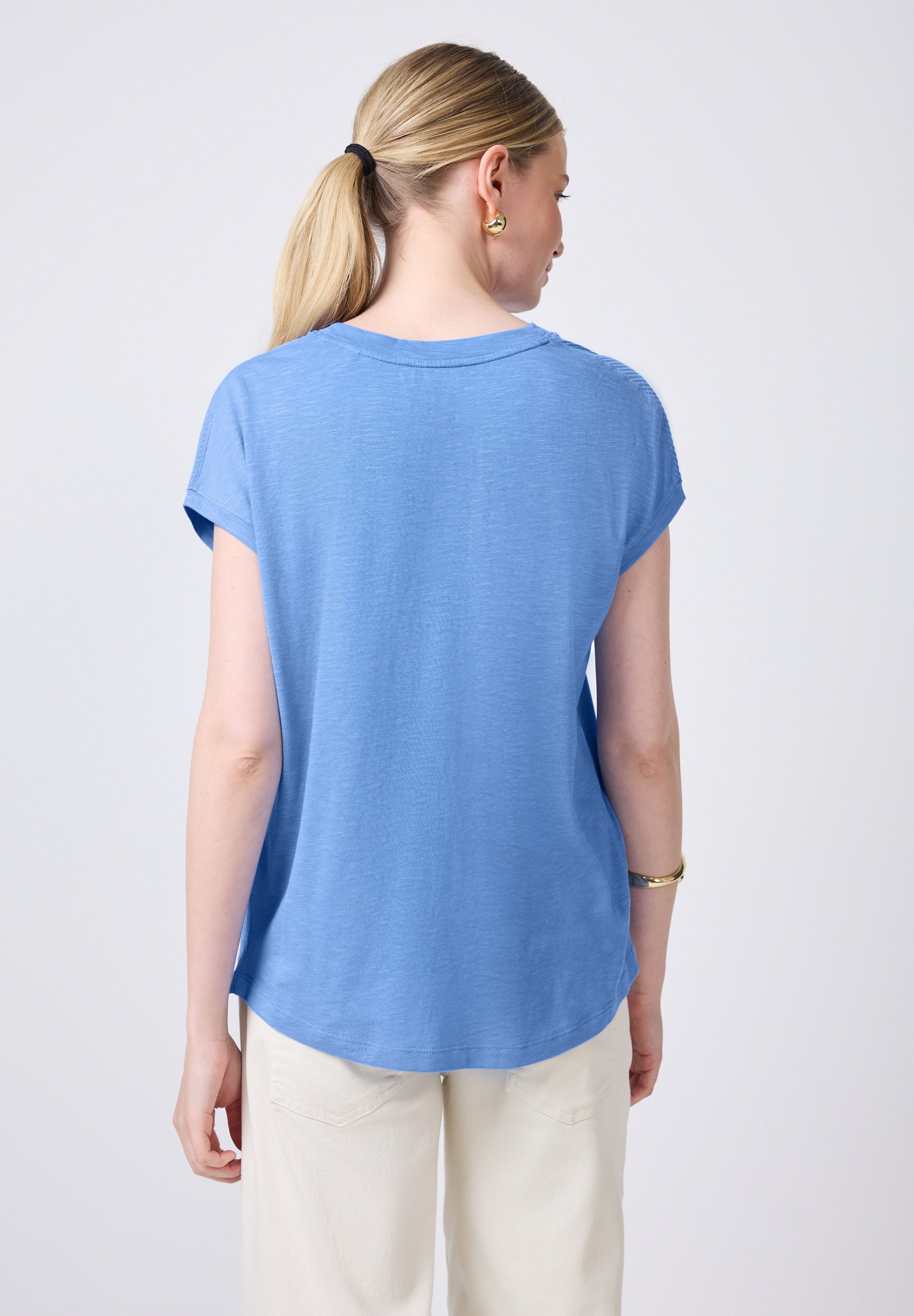 STREET ONE STUDIO T-Shirt mit Rundhalsausschnitt günstig online kaufen