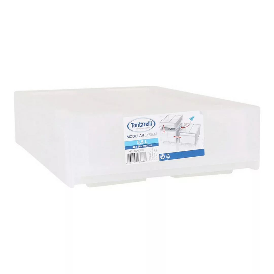 Schubladenschrank Tontarelli Modular Weiß Kunststoff (29 X 38 X 10,7 Cm) günstig online kaufen