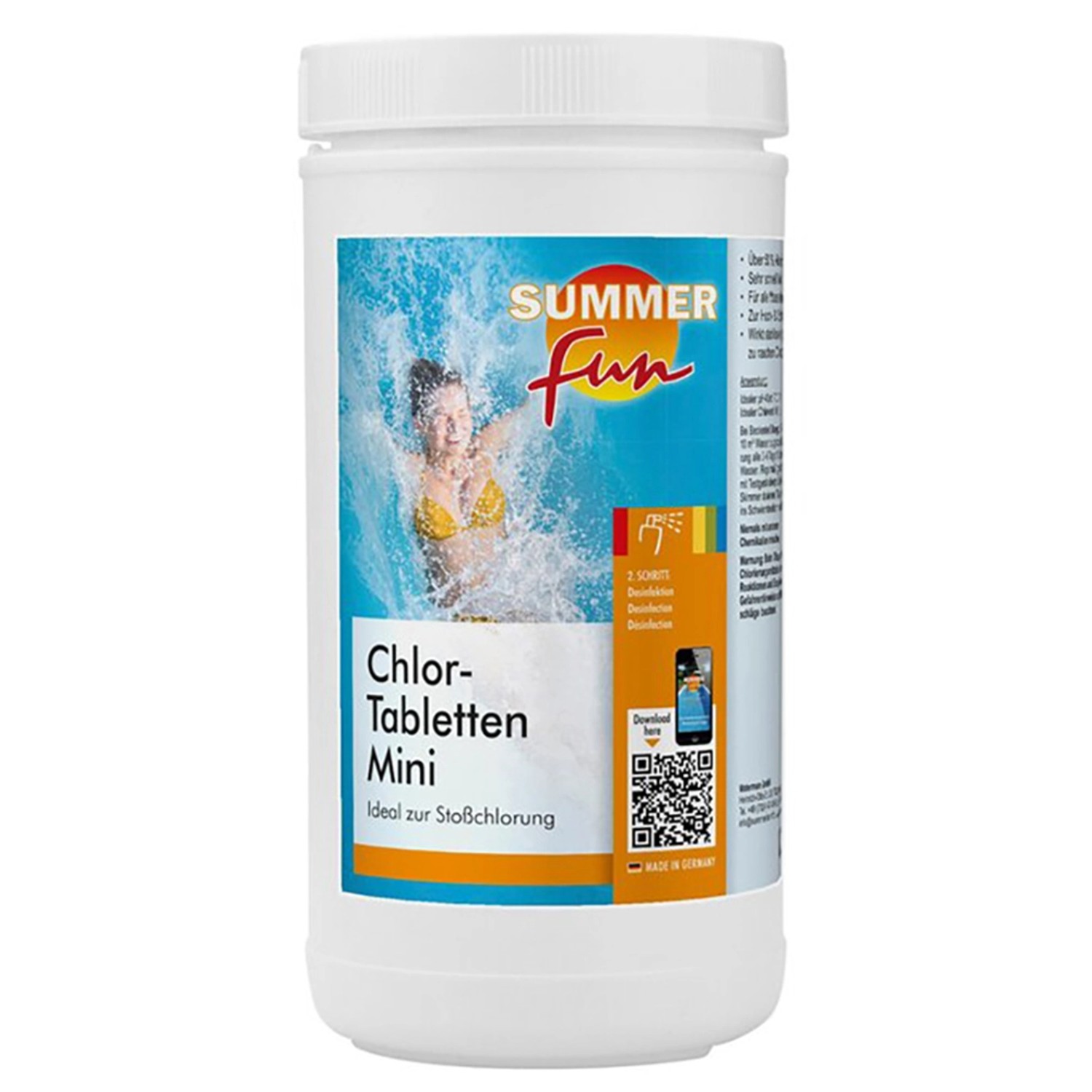 Summer Fun Chlor-Tabletten Mini 20 g Inhalt 1 kg günstig online kaufen