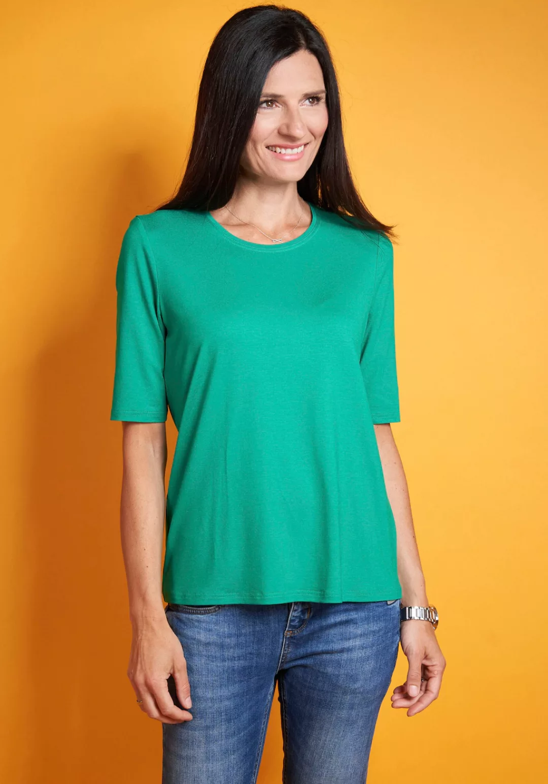 Seidel Moden T-Shirt, mit Halbarm und Rundhalsausschnitt günstig online kaufen