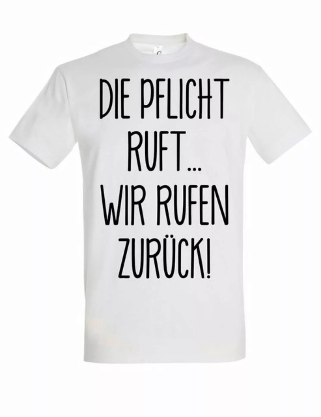 Youth Designz Print-Shirt Herren T-Shirt "Die Pflicht ruft" Fun-Print lusti günstig online kaufen