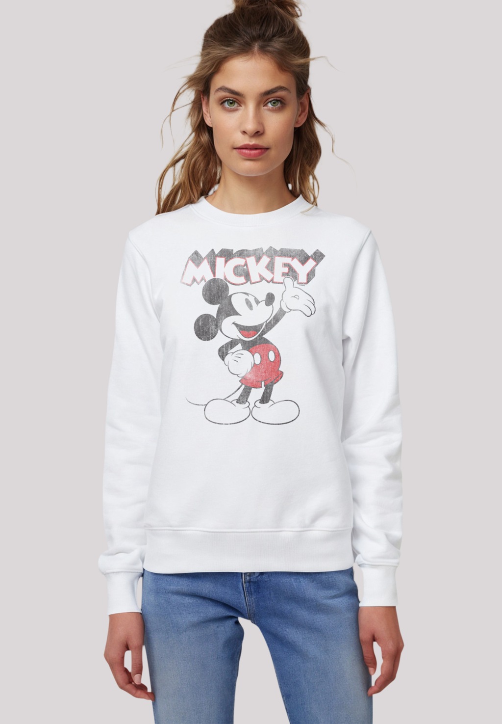 F4NT4STIC Sweatshirt "Micky Maus Presents", Premium Qualität günstig online kaufen