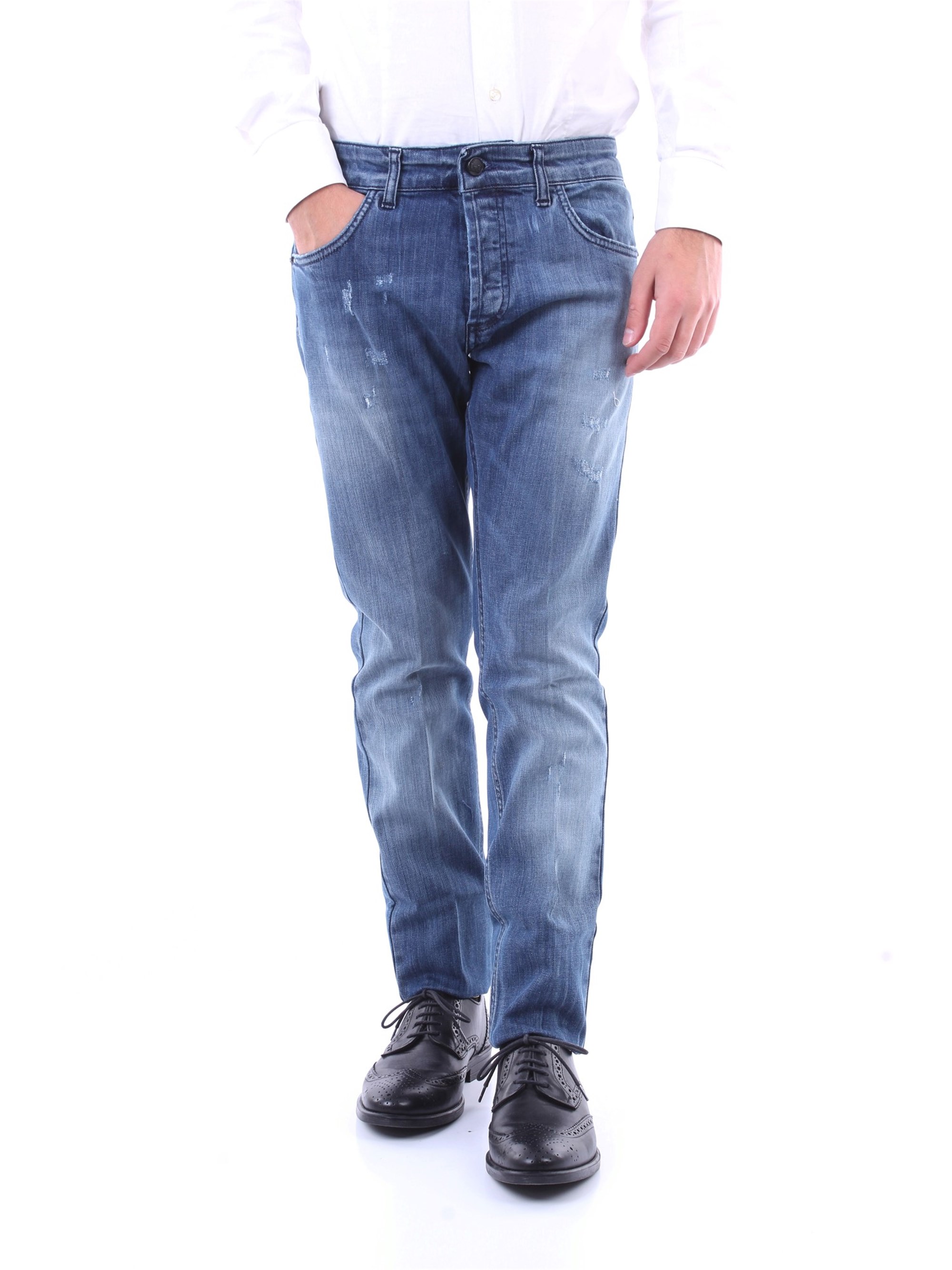 ENTRE AMIS schlank Herren Dunkle Jeans günstig online kaufen