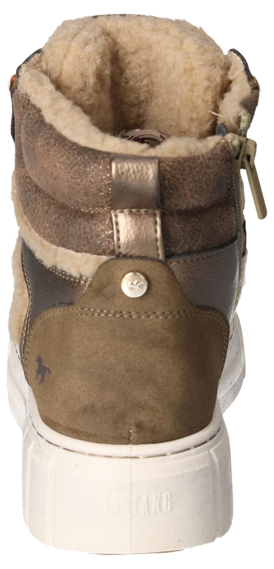 Mustang Shoes Winterboots, Plateau, Schnürboots, Stiefelette mit Teddy-Futt günstig online kaufen