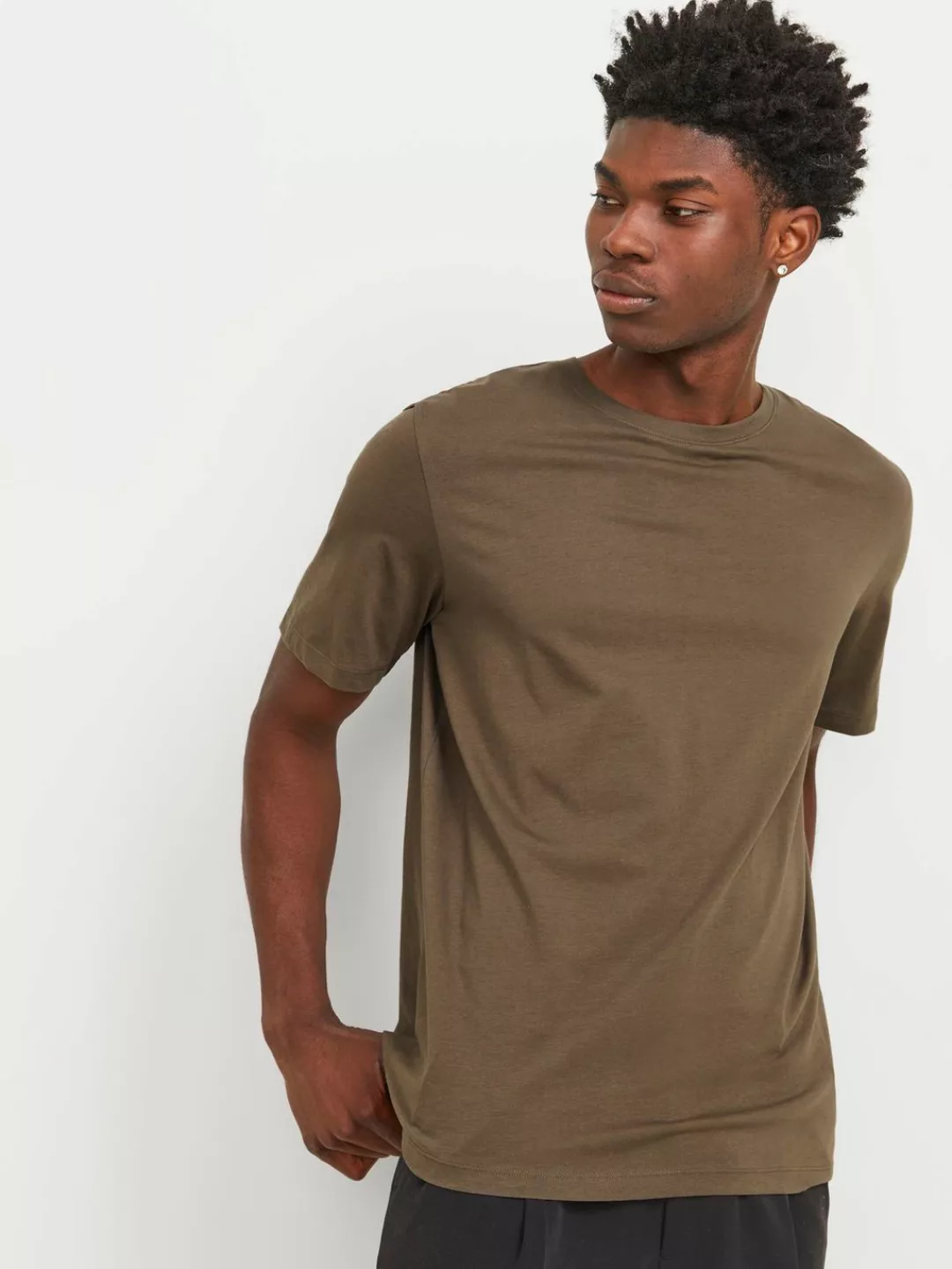 Jack & Jones Rundhalsshirt JJEORGANIC BASIC TEE SS O-NECK NOOS mit Rundhals günstig online kaufen