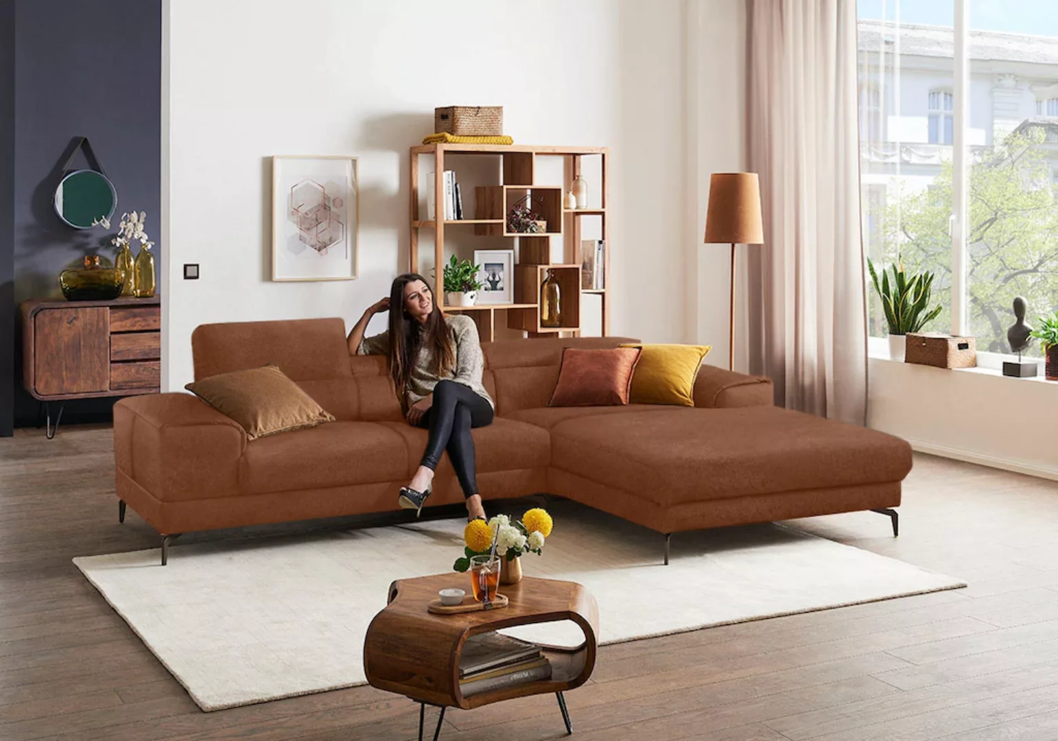 W.SCHILLIG Ecksofa "piedroo, Designsofa mit tollem Sitzkomfort, elegant und günstig online kaufen