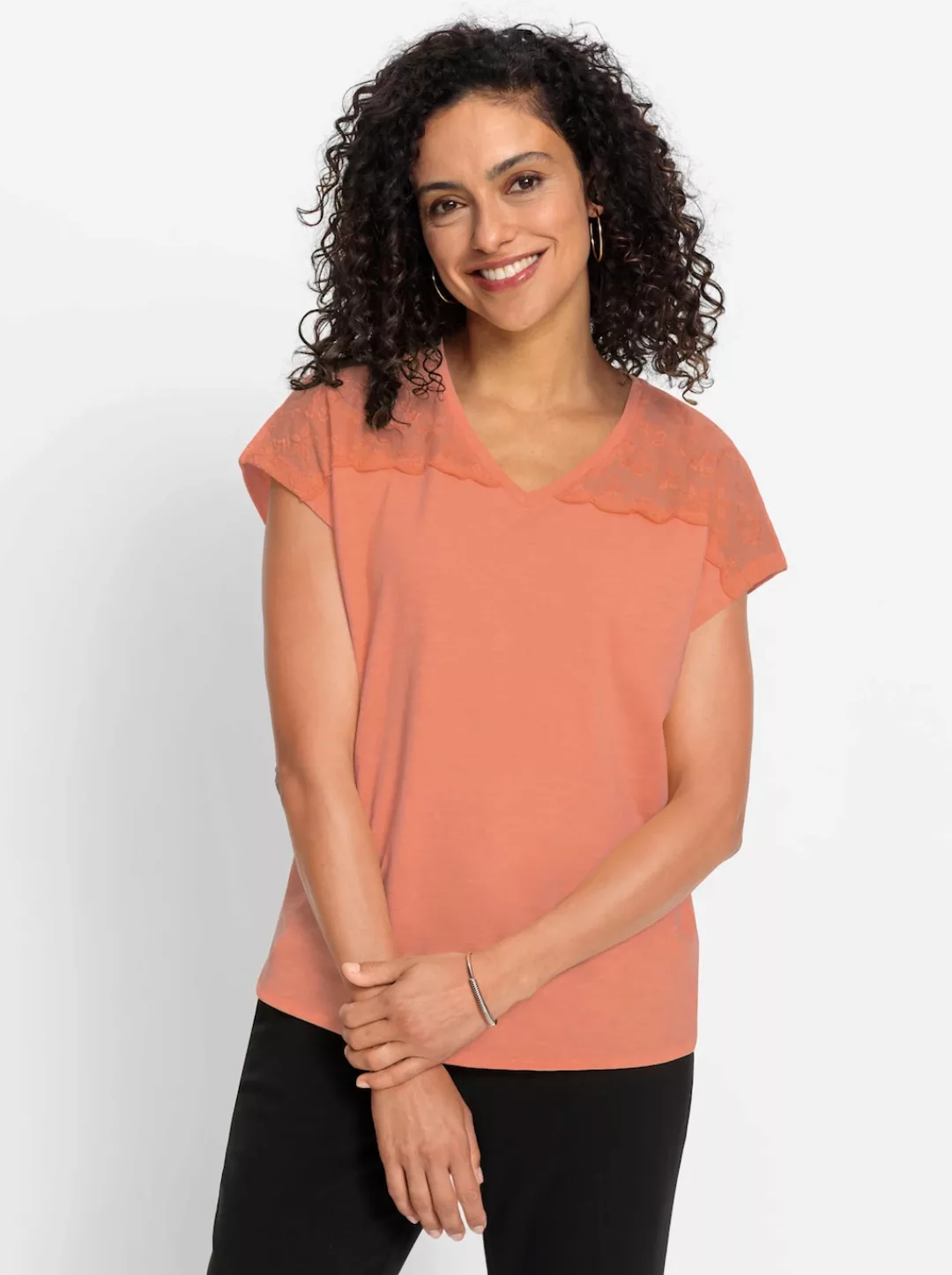 Inspirationen Kurzarmshirt "Kurzarm-Shirt", (1 tlg.) günstig online kaufen