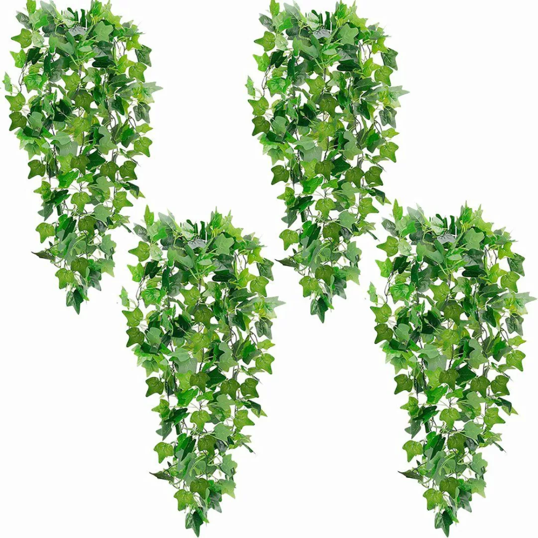 Kunstpflanze 4 Stück Künstliche Hängepflanze,110cm hängendes günstig online kaufen