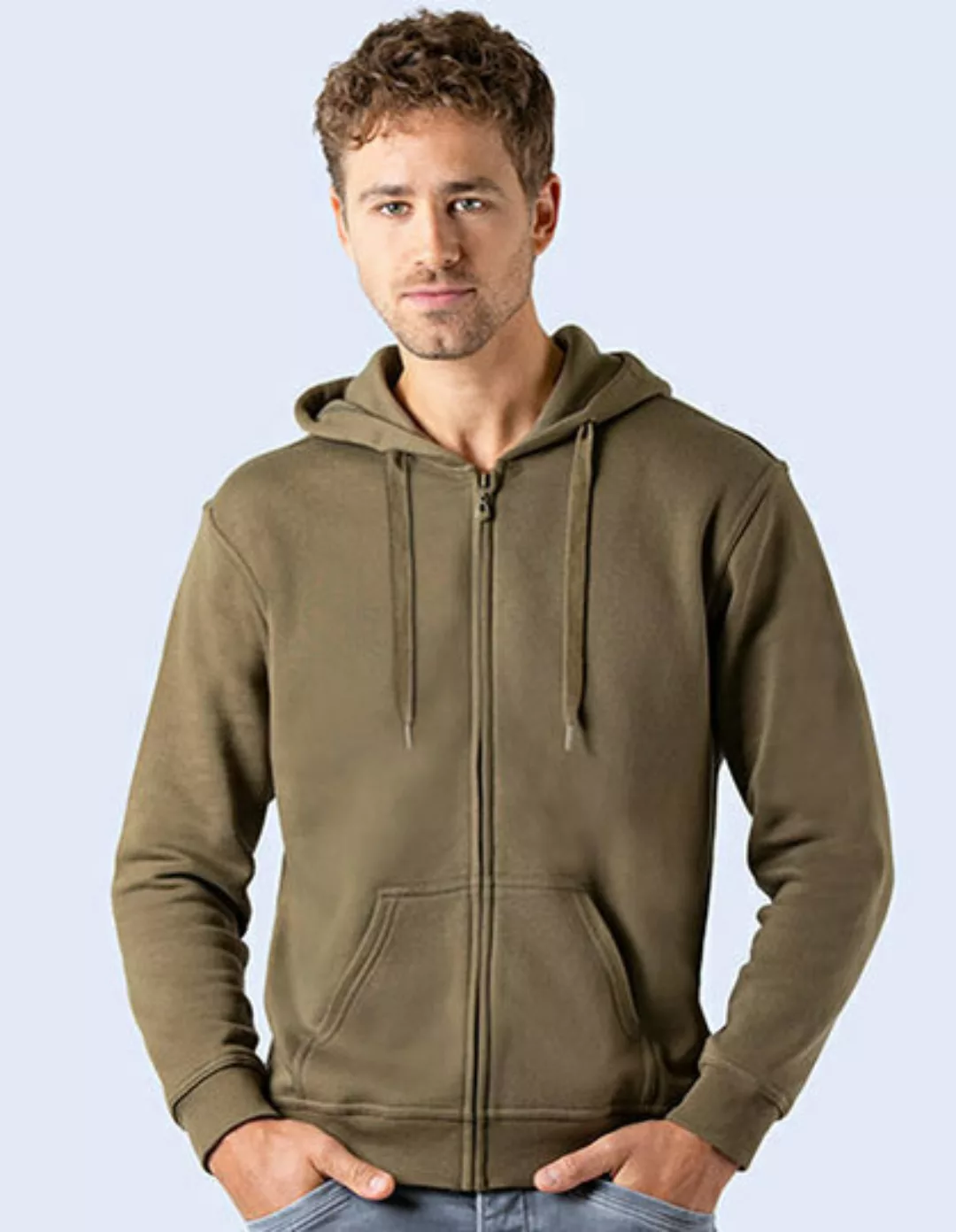 Kapuzenjacke - Zip Through Hooded Sweatjacke Zoodie günstig online kaufen