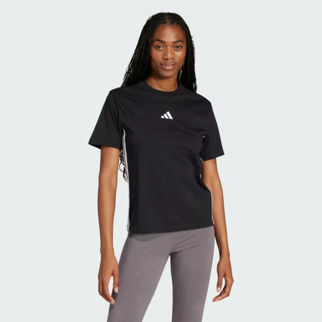 adidas Sportswear Longsleeve ESSENTIALS 3-STREIFEN COTTON T-SHIRT günstig online kaufen