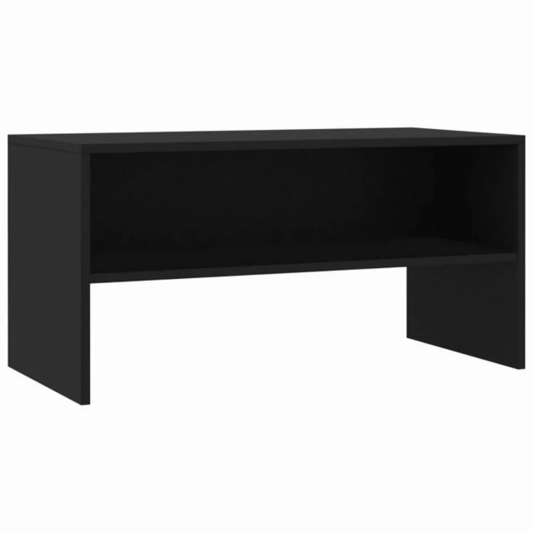 vidaXL TV-Schrank TV-Schrank Schwarz 80 x 40 x 40 cm Spanplatte Lowboard günstig online kaufen