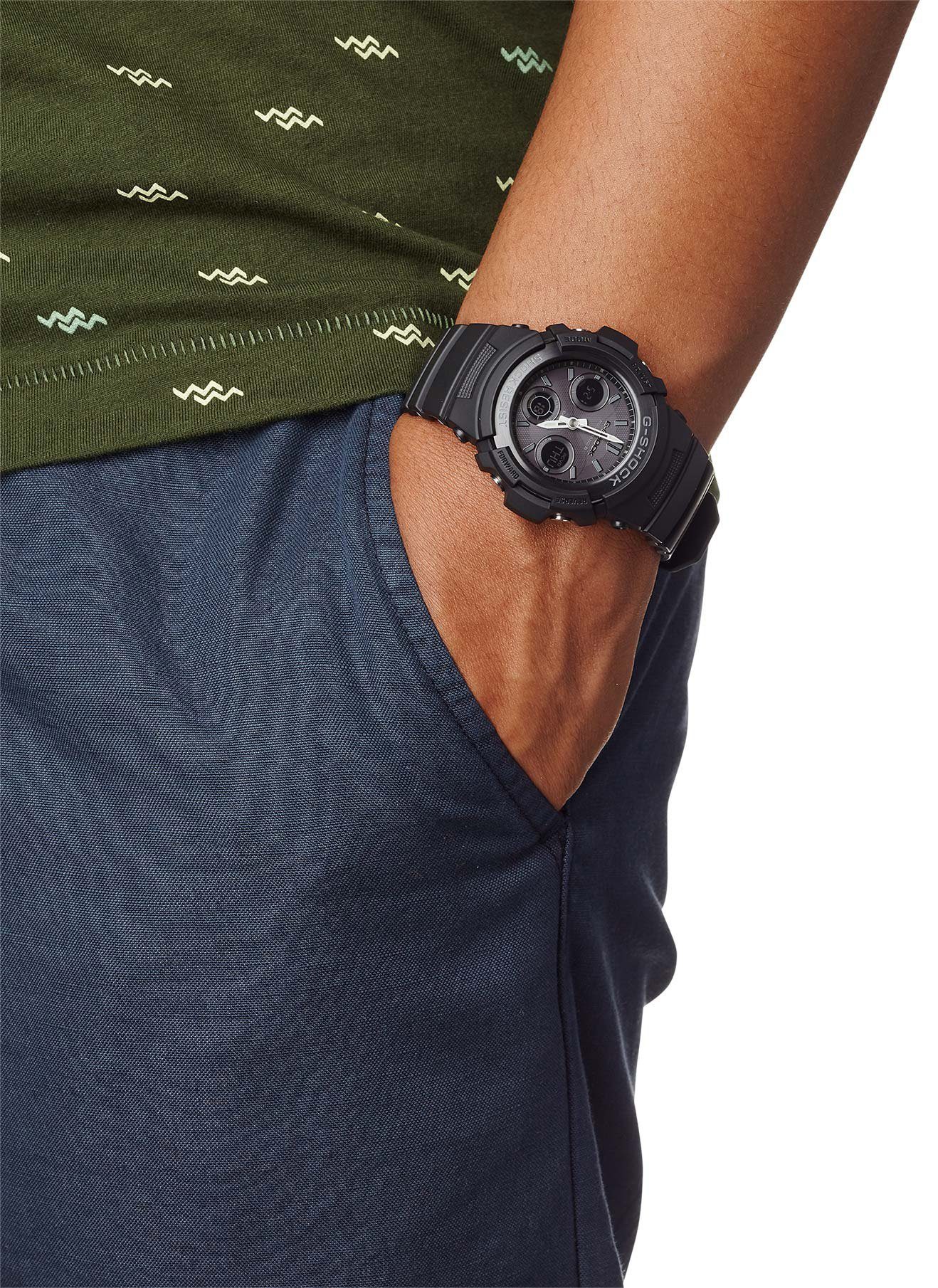 Casio G-Shock Watch AWG-M100B-1AER - Multifunktionsuhr günstig online kaufen