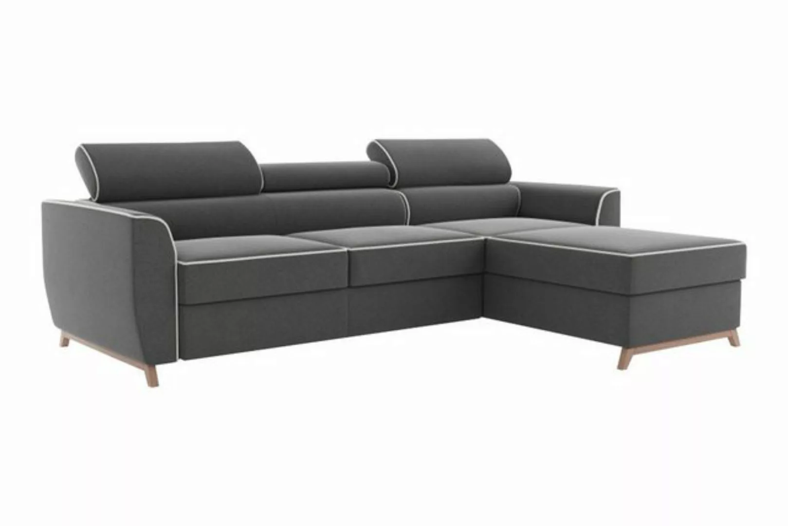 JVmoebel Ecksofa Ecksofa Stoff L-Form Couch Design Polster Textil Eck Moder günstig online kaufen