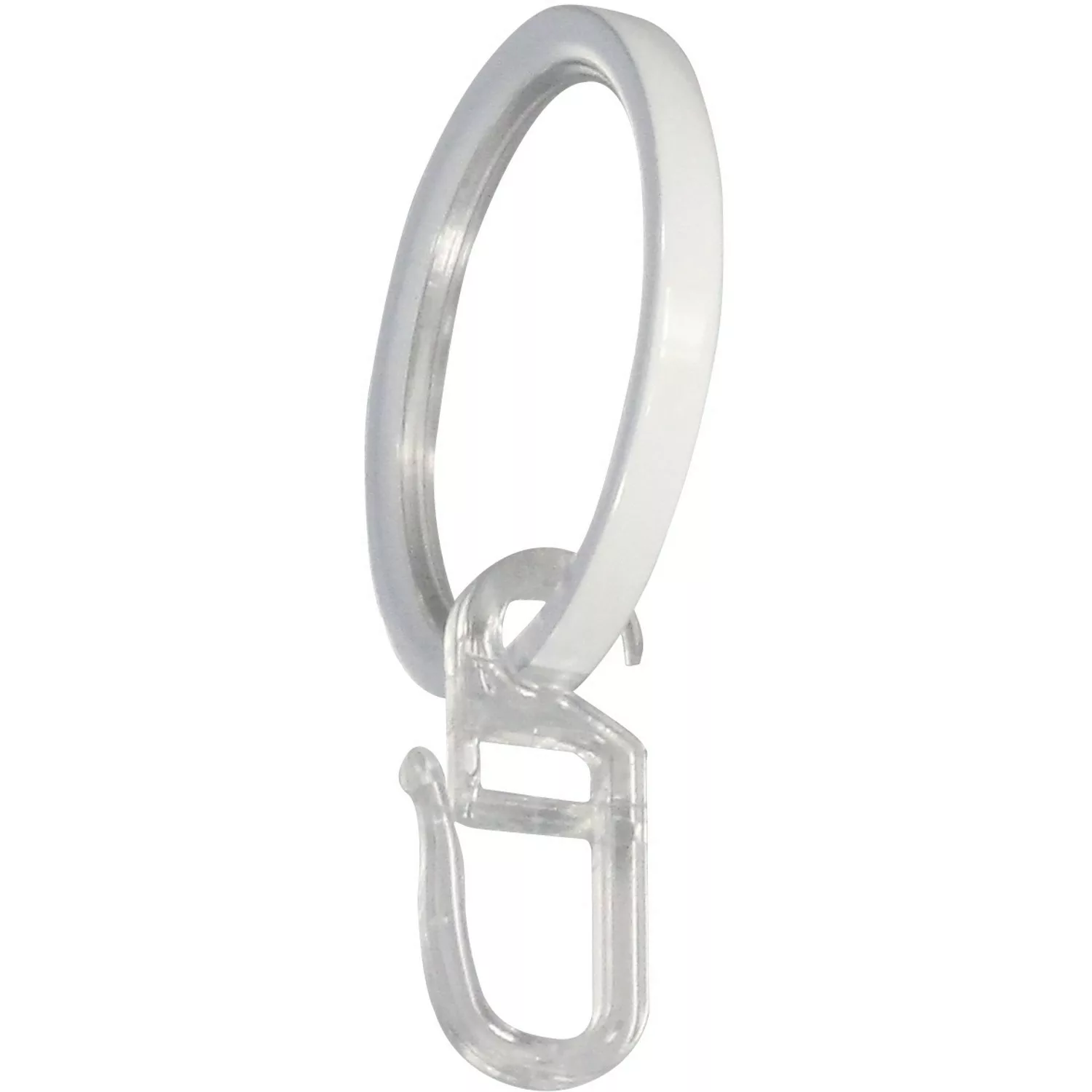 Mydeco Gardinen-Ringe Weiß Ø 4 cm für Ø 2 cm Gardinenstangen inkl. Gardinen günstig online kaufen