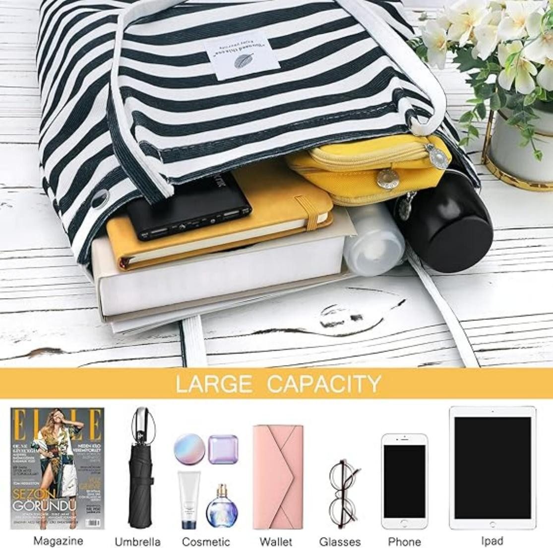 Coonoor Schultertasche Damen Grosse Kapazität Canvas günstig online kaufen