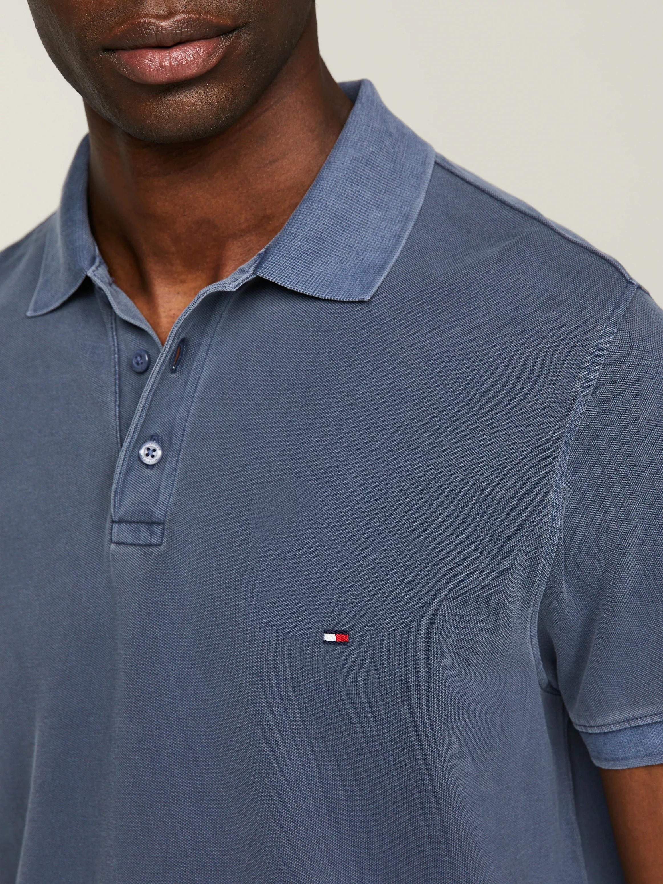 Tommy Hilfiger Poloshirt GARMENT DYE REG POLO leicht gewaschene Optik günstig online kaufen