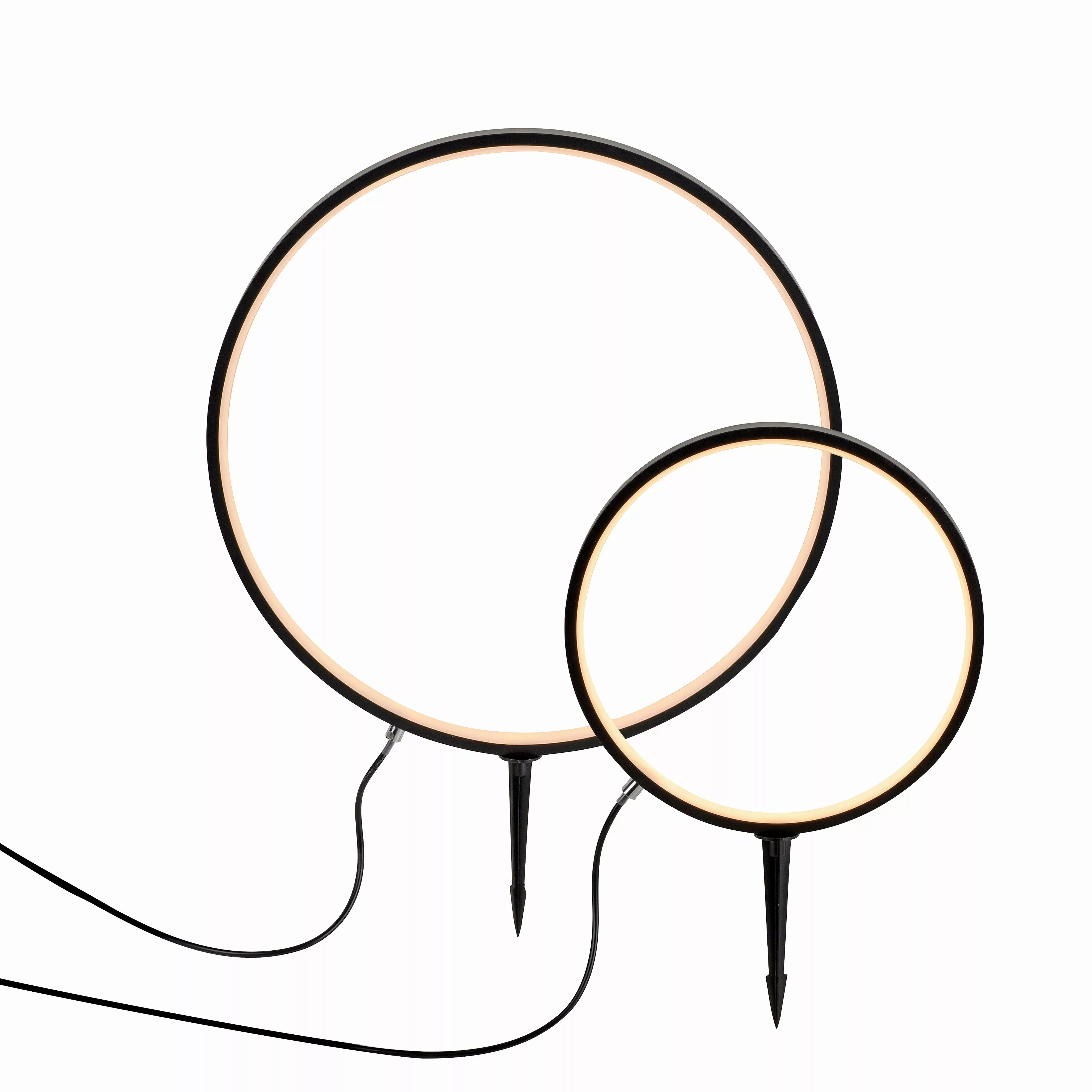 JUST LIGHT Gartenleuchte ZIRKULU Set, Ein-/Ausschalter, günstig online kaufen