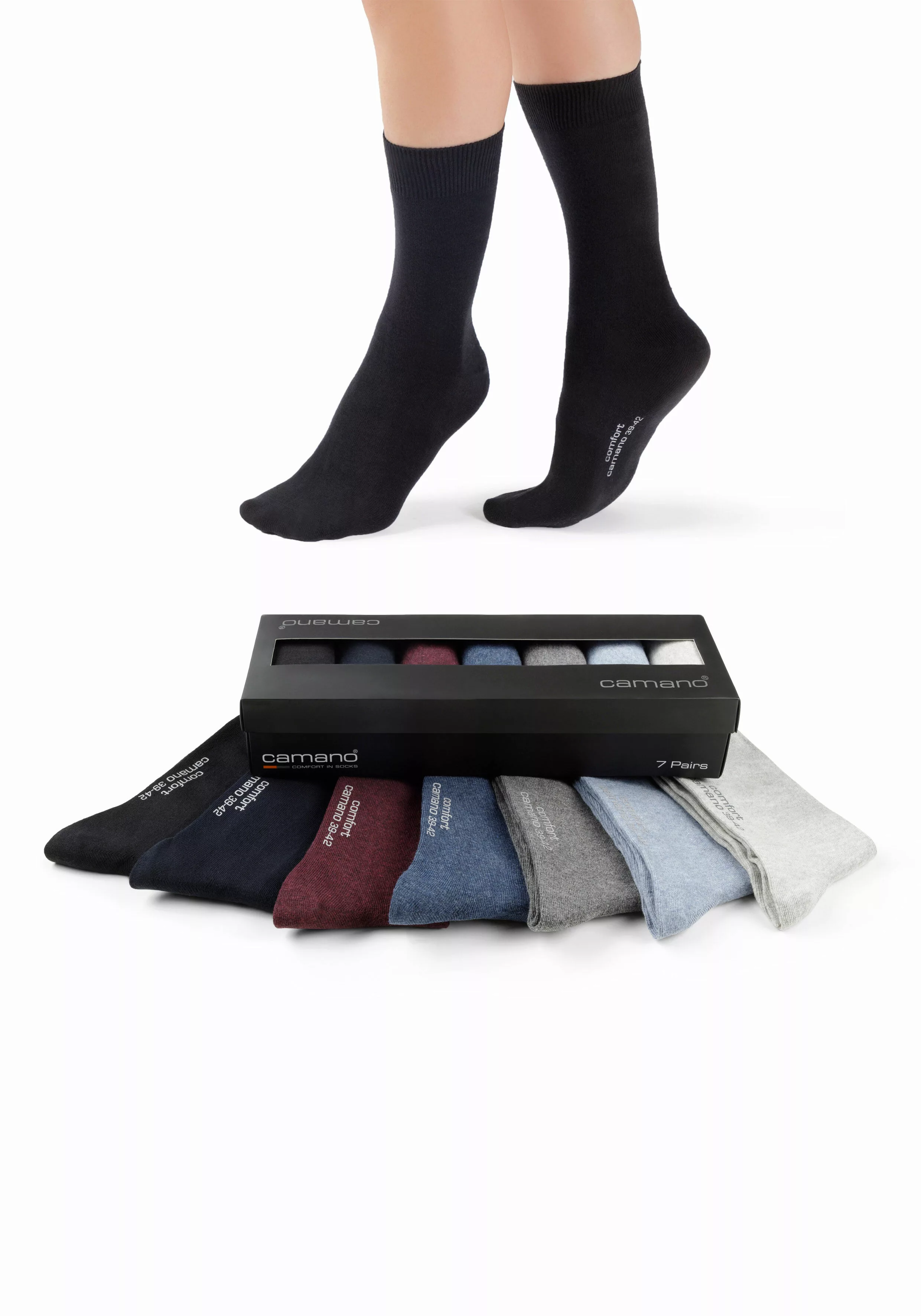 Camano Socken "Sockenbox 7er Pack" günstig online kaufen