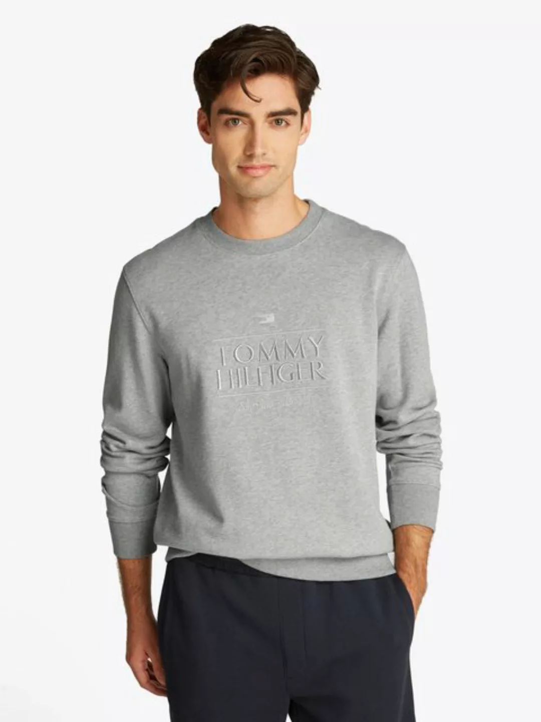 Tommy Hilfiger Sweatshirt HILFIGER EMBRO LOGO SWEATSHIRT günstig online kaufen