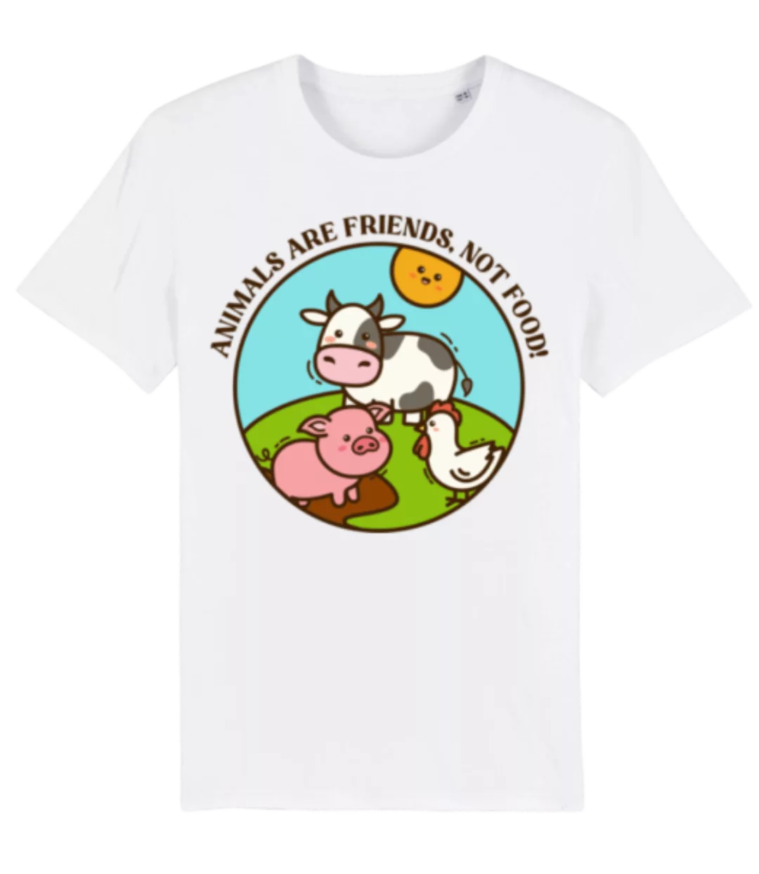 Animals Are Friends Not Food · Männer Bio T-Shirt Stanley Stella günstig online kaufen