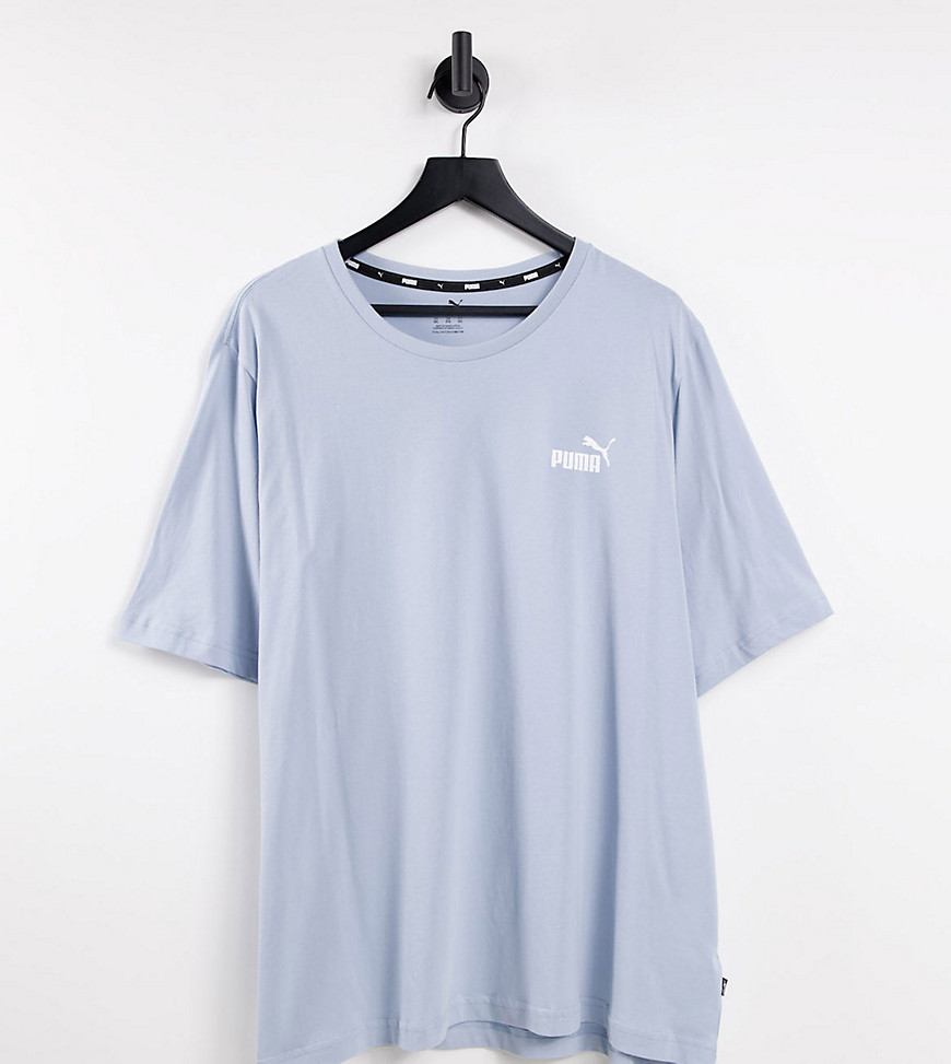 PUMA Plus – Essentials – T-Shirt in Nebelblau günstig online kaufen