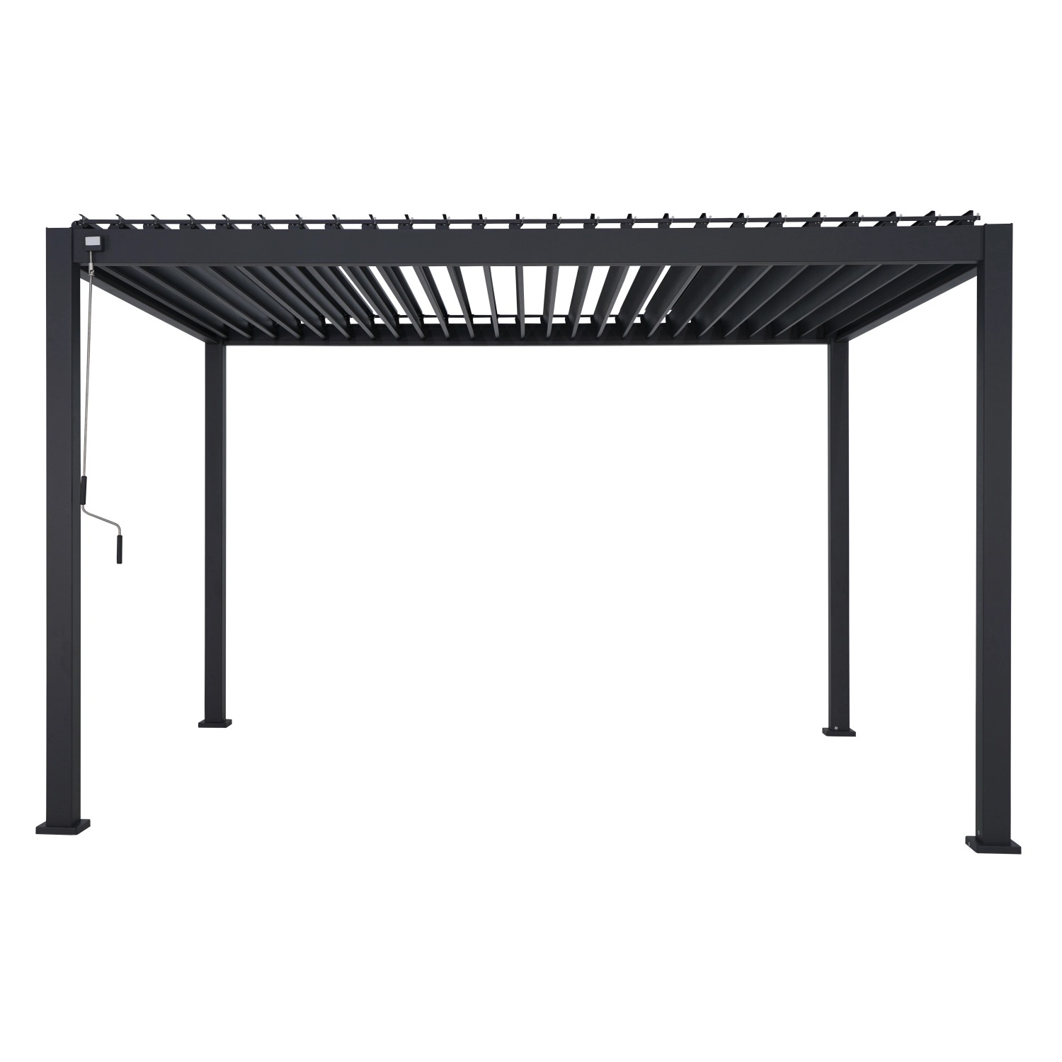 Mirador Lamellen-Dach Pergola 111 Classic 3 m x 4 m Anthrazit günstig online kaufen