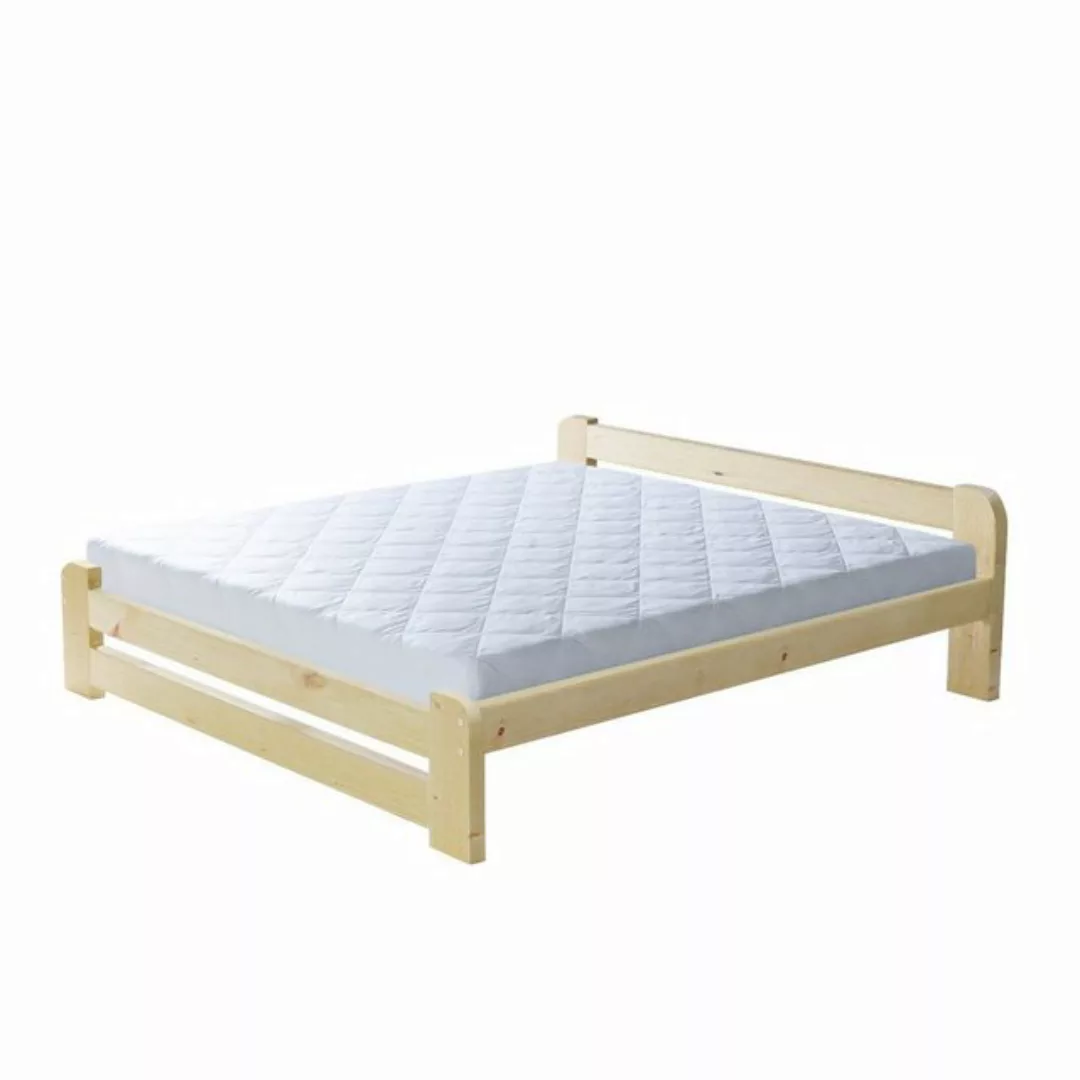 Furnify Holzbett Holzbett futtonbett bettgestell bett Sonoma 140x200 Mit Ma günstig online kaufen