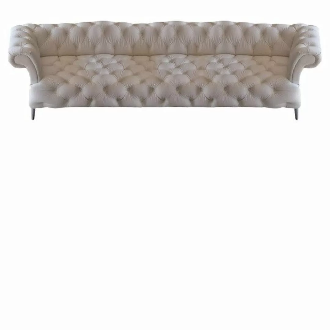 JVmoebel Chesterfield-Sofa Sofagarnitur 3tlg Couch Sofas Polster Leder Garn günstig online kaufen