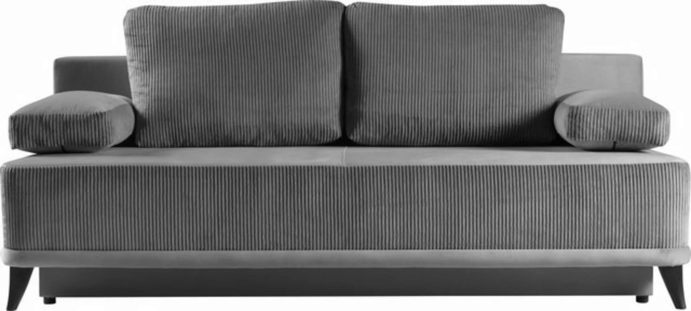 WERK2 Schlafsofa Rosso, 2-Sitzer Sofa und Schlafcouch mit Federkern & Bettk günstig online kaufen