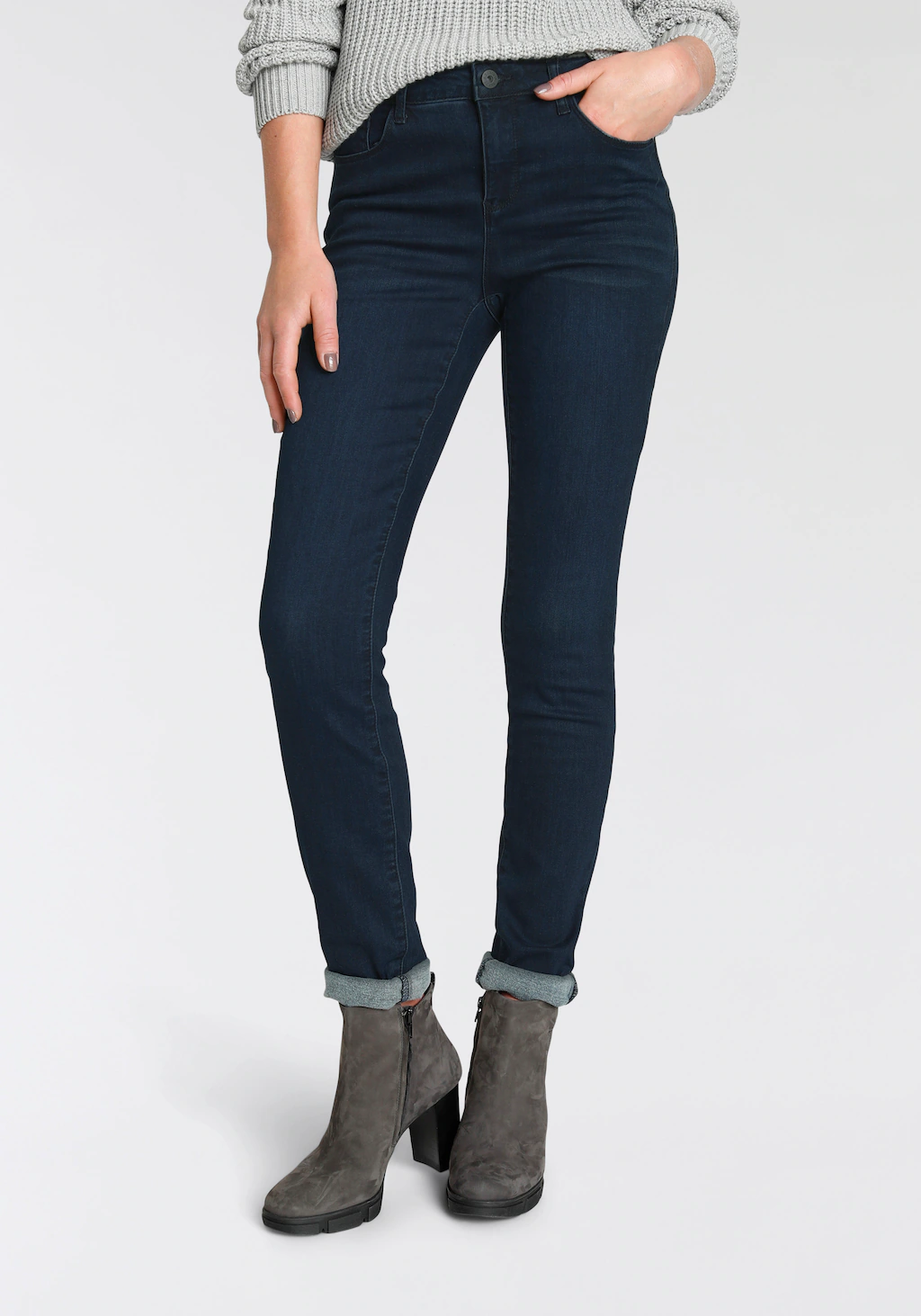 Arizona Skinny-fit-Jeans mit Thermo Effekt High Waist günstig online kaufen