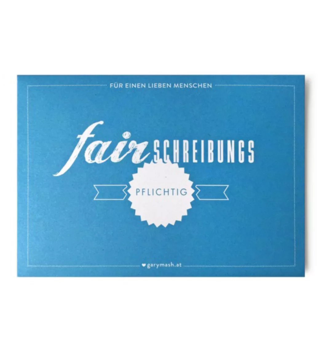 Postkarten "Fair" 10er-set Mit Hülle günstig online kaufen