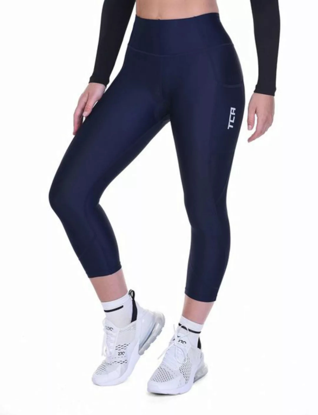 TCA Funktionsleggings Damen Radleggings mit hoher Taille, atmungsaktiv, UPF günstig online kaufen