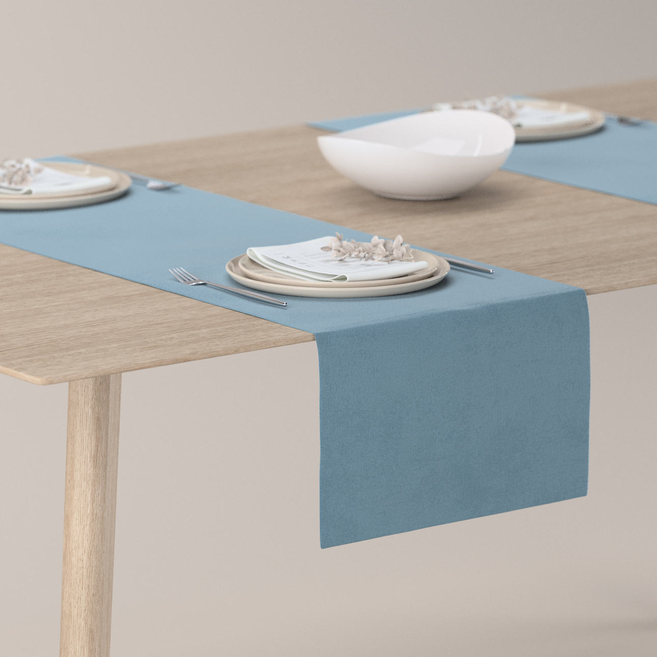 Tischläufer, blau, 40 x 130 cm, Crema (179-28) günstig online kaufen
