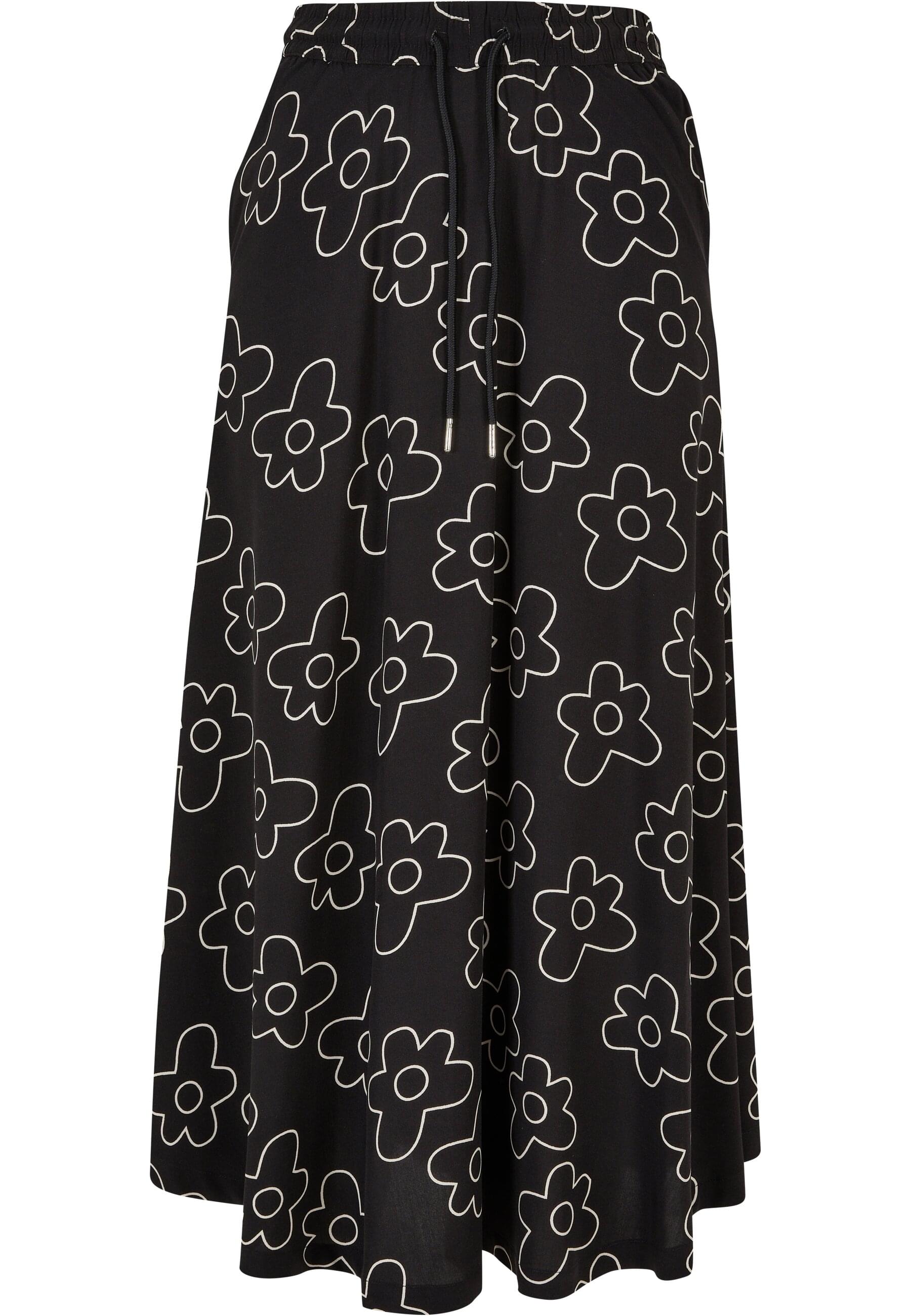 URBAN CLASSICS Jerseyrock "Urban Classics Damen Ladies Viscose Midi Skirt", günstig online kaufen