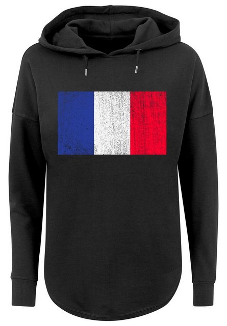 F4NT4STIC Kapuzenpullover France Frankreich Flagge distressed Print günstig online kaufen