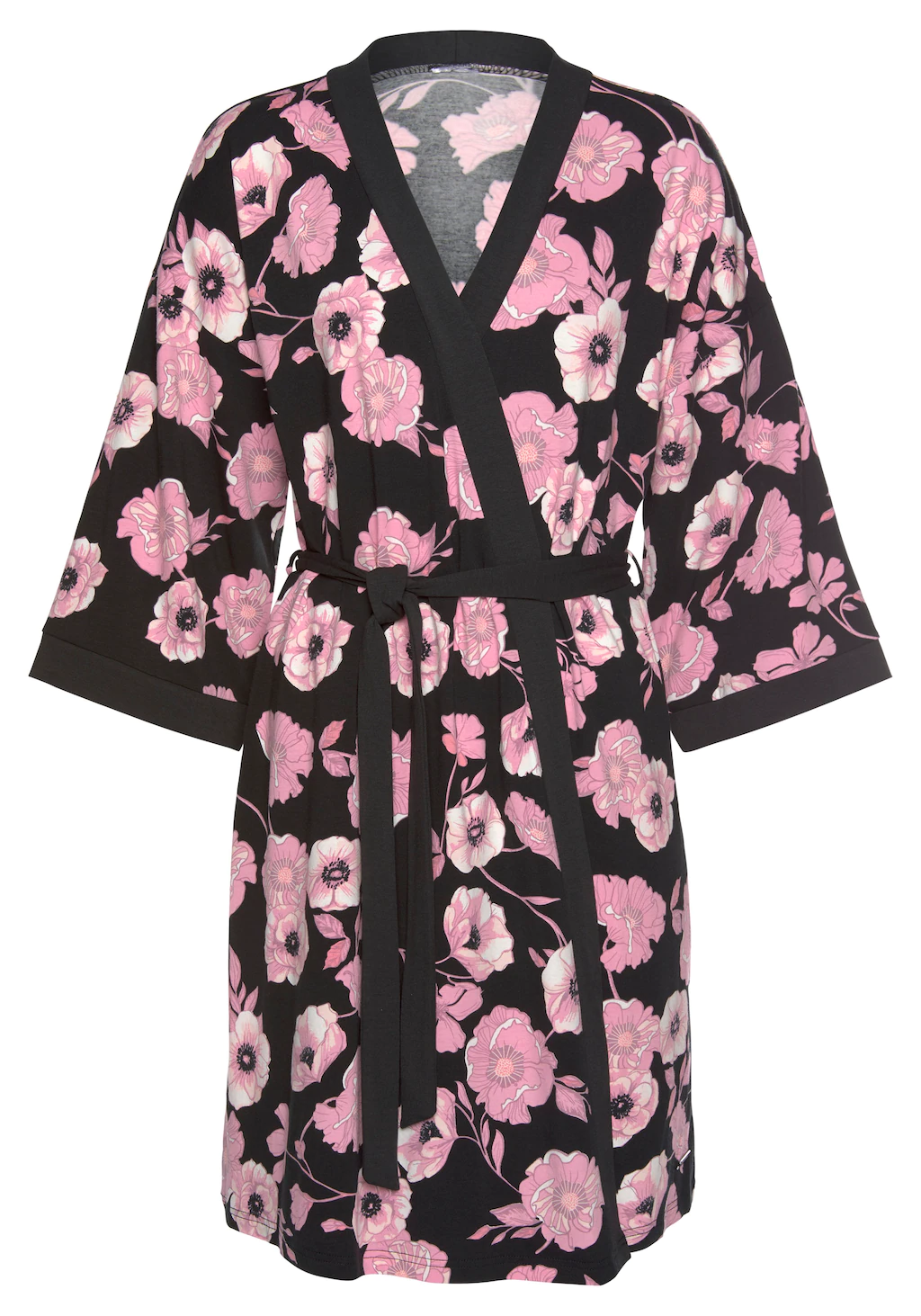 LASCANA Kimono, mit weiten Ärmeln und Bindeband günstig online kaufen
