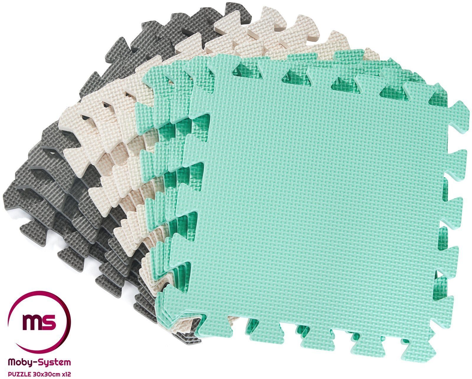 Moby-System Spielmatte Schaumstoffpuzzle 12-tlg., 120 x günstig online kaufen