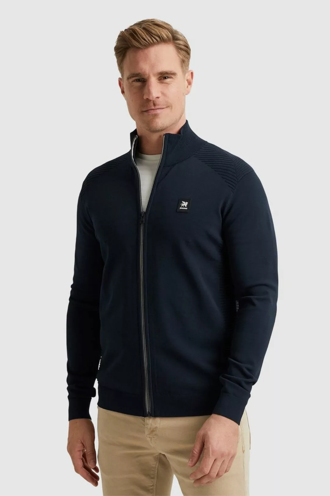 Vanguard Strickjacke Viscose Navy - Größe M günstig online kaufen