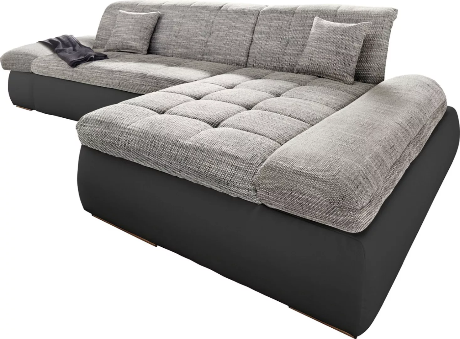 DOMO collection Ecksofa »PB Moric wahlweise mit Bettfunktion + Armteilverst günstig online kaufen