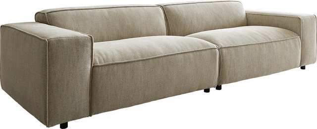 DELIFE Big-Sofa Tenso, Chenille Beige 285x105 cm Big-Sofa günstig online kaufen