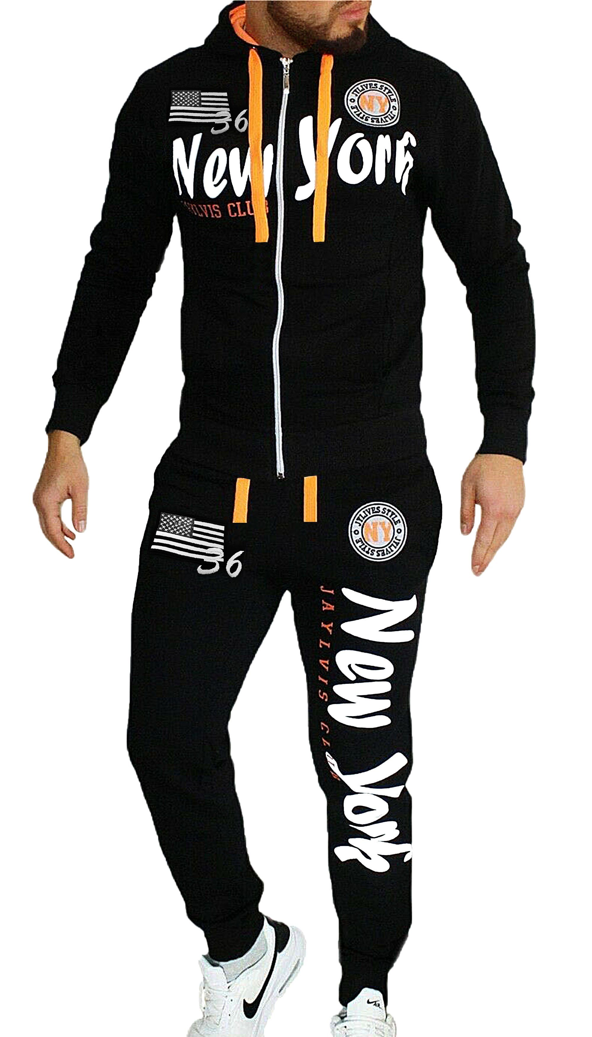 Jaylvis Jogginganzug New York Herren Trainingsanzug günstig online kaufen