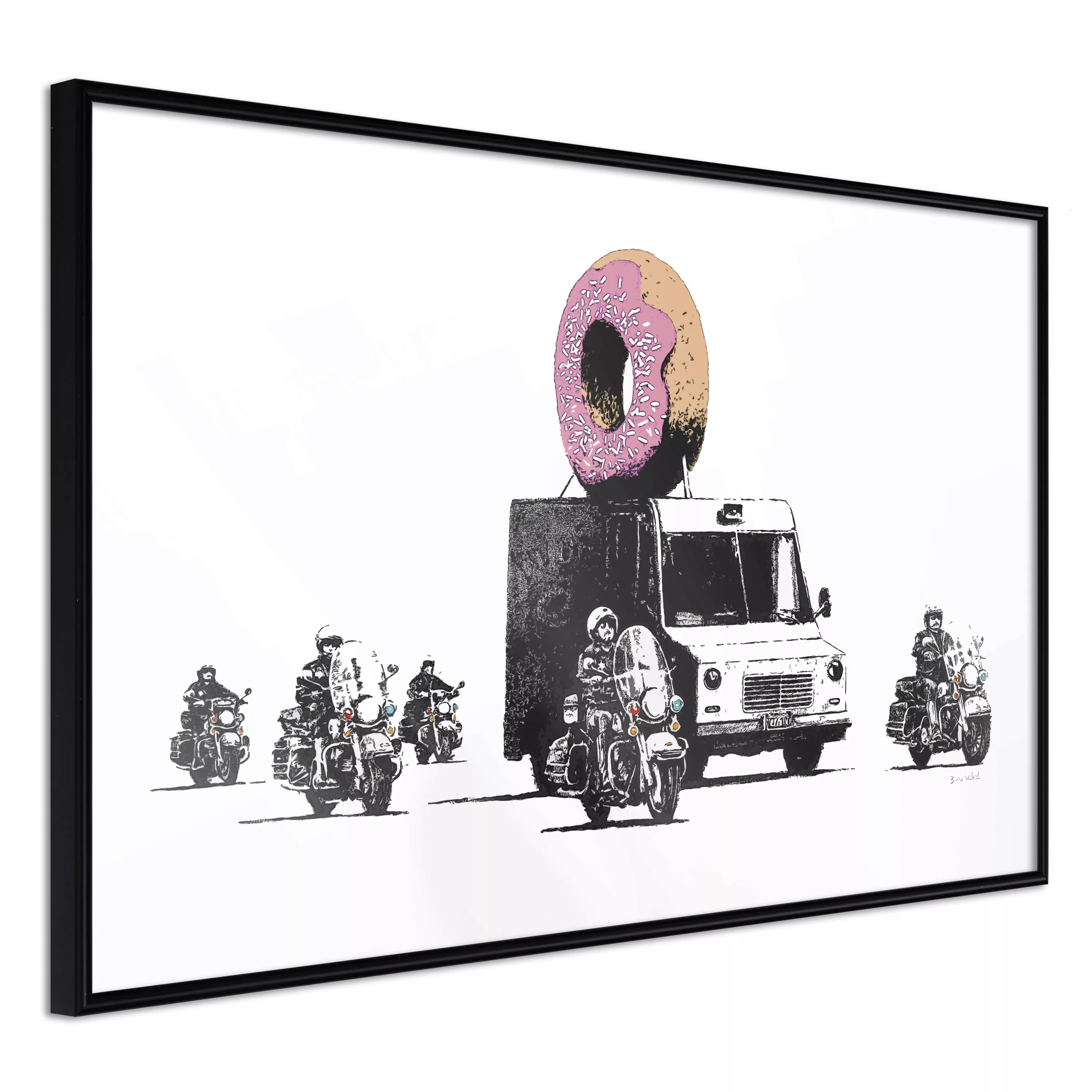 Poster - Banksy: Donuts (strawberry) günstig online kaufen