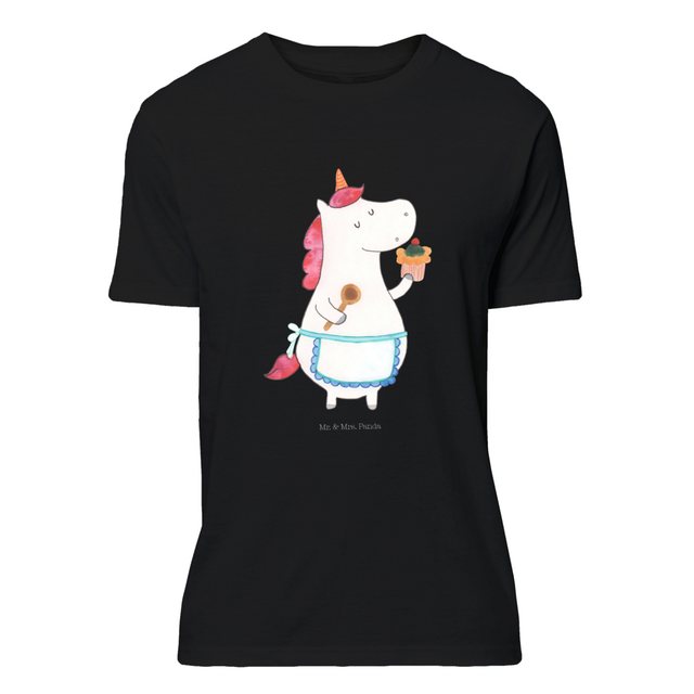 Mr. & Mrs. Panda T-Shirt Einhorn Küchenfee - Schwarz - Geschenk, träumen, H günstig online kaufen