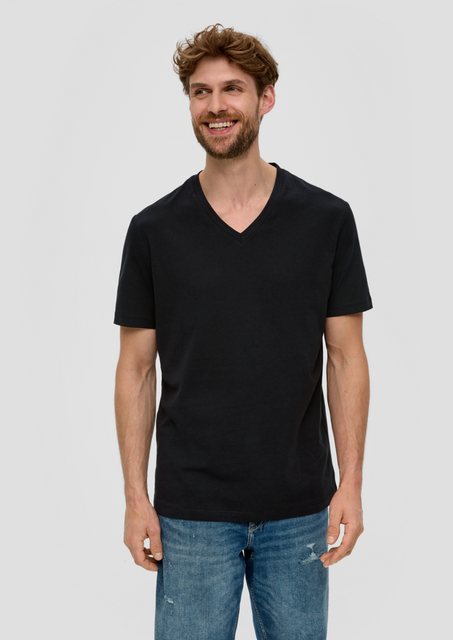 s.Oliver Kurzarmshirt Basic-T-Shirt aus Baumwolle im 2er-Pack günstig online kaufen