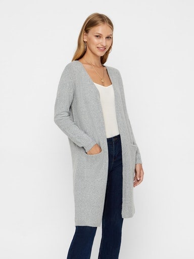 Vero Moda Strickjacke "VMDOFFY LS LONG OPEN CARDIGAN GA NOOS" günstig online kaufen