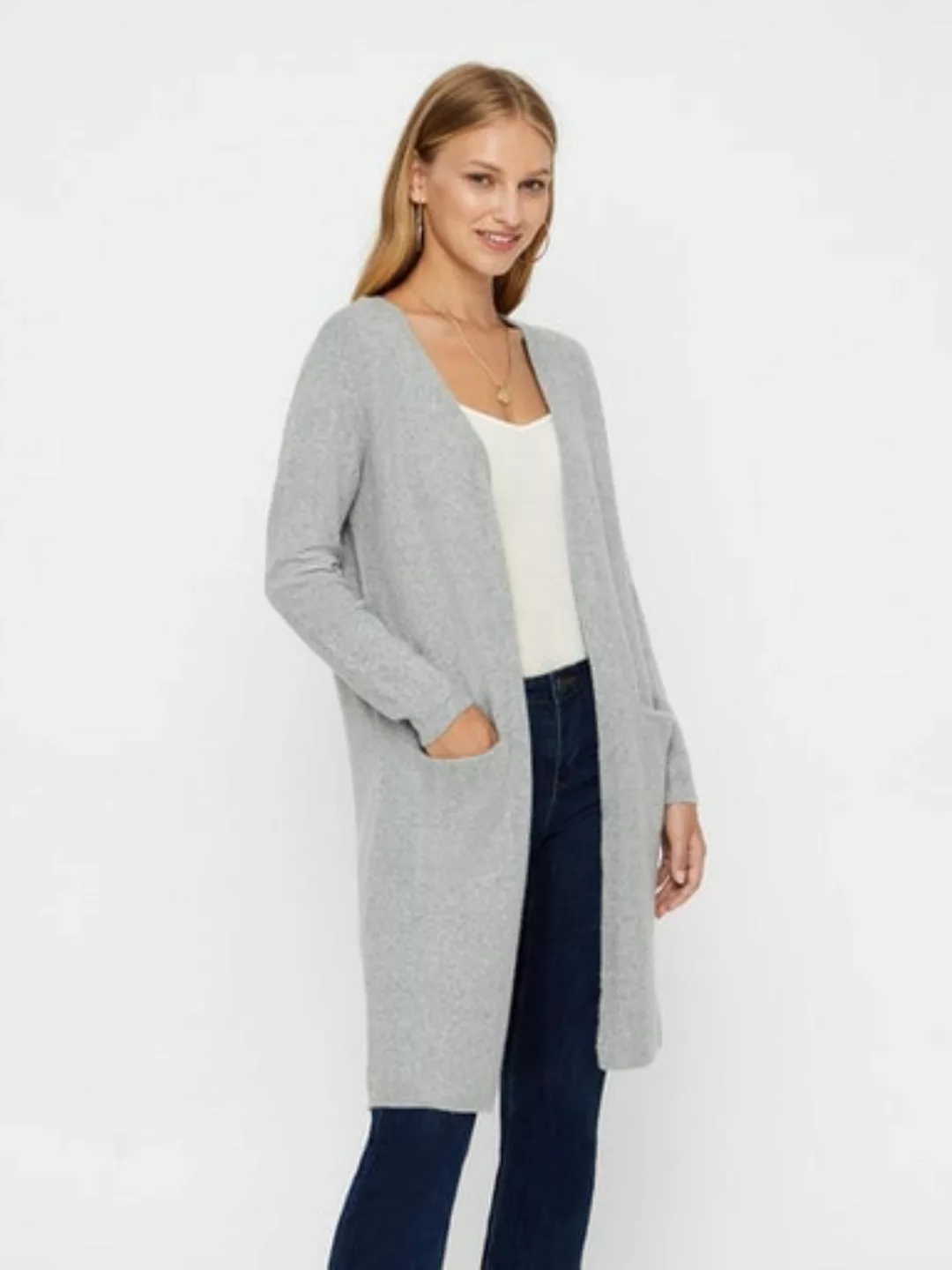 Vero Moda Strickjacke "VMDOFFY LS LONG OPEN CARDIGAN GA NOOS" günstig online kaufen