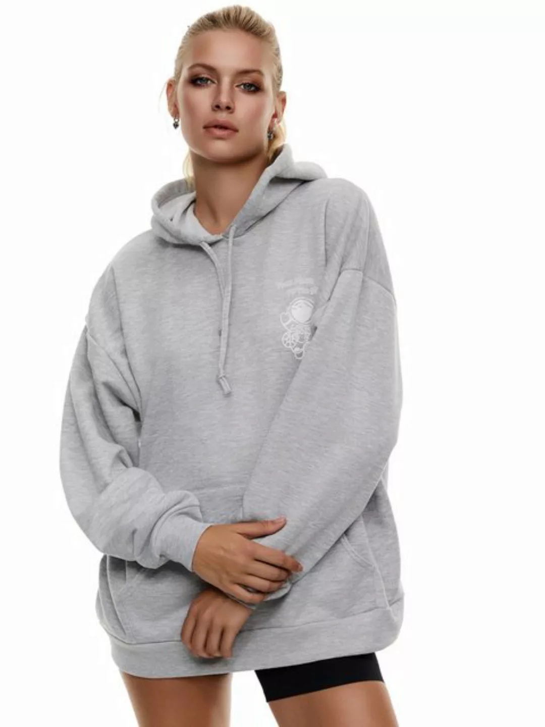 Worldclassca Hoodie Worldclassca Oversized Print Hoodie Kapuzenpullover Swe günstig online kaufen